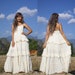 Bohemian Wedding Dress/Off White Wedding Dress/Boho Wedding Dress/Maxi Wedding Dress/Maternity Dress/ Ruffle Maxi dress/Resort wear/ Holiday
