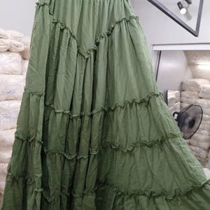 Boho Maxi Skirt/Boho Set Clothing,Cotton Maxi Skirt,Maternity 2 piece set,Festival 2 Pieces set, Options for Top Only,Skirt Only, or Set image 7