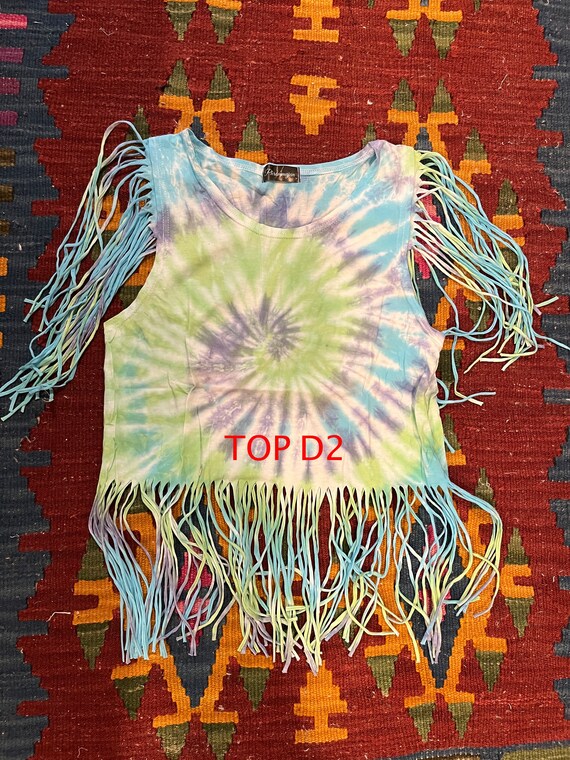 tie dye crop top
