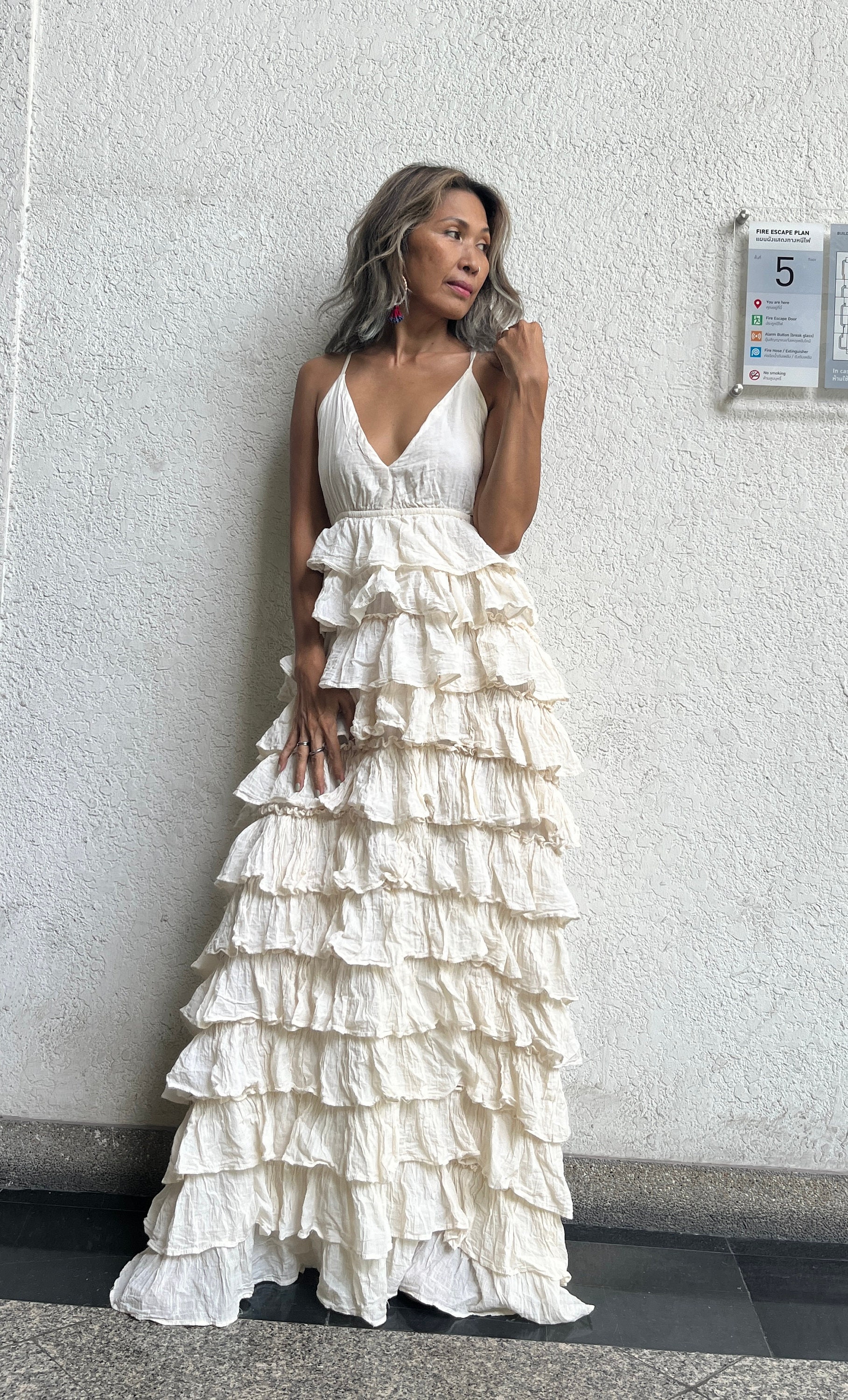 red maxi dresses for women Flowy Red Maxi Dress with Cape | Beach Wedding Guest & Resort Wear