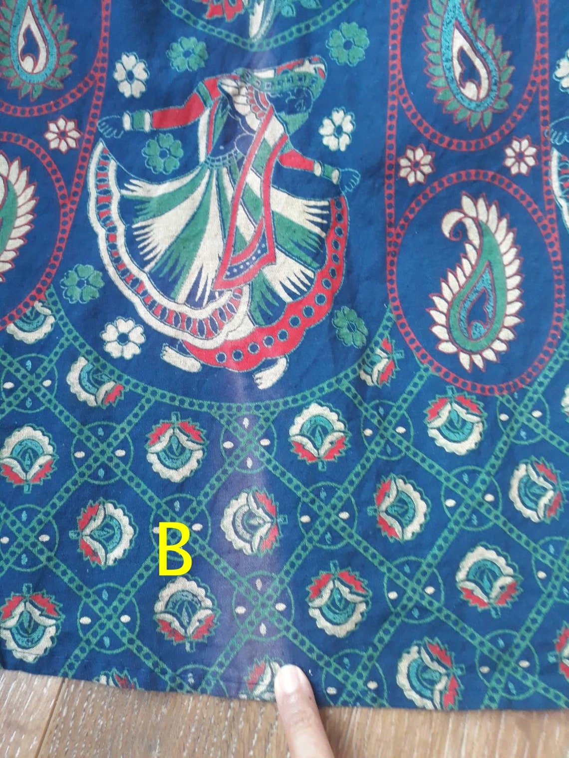 Handmade Indian Block Printed Dress 3 Colors/bohemian High Low Etsy