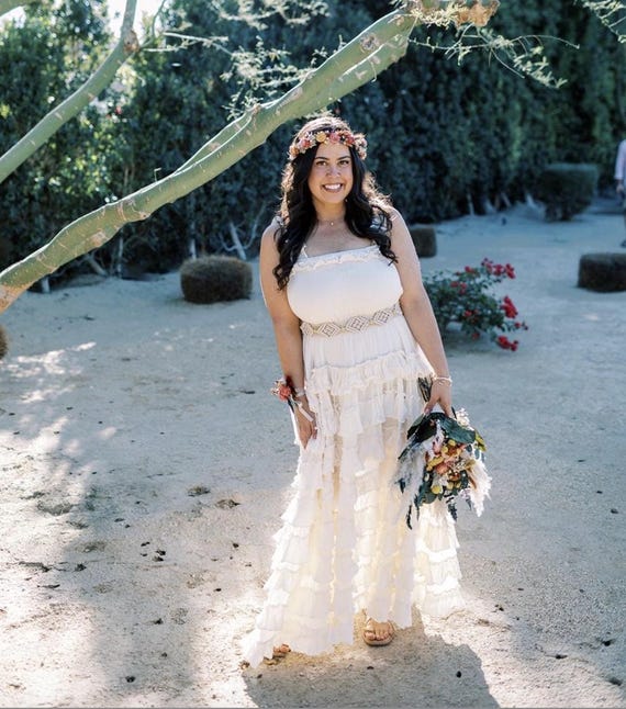 boho cotton wedding dress Boho Cotton Ruffle Maxi Dress,boho Wedding Dress,beach Wedding Dress,maternity  for Photoshoot Ruffle Maxi Dress,vacation Summer Maxi Dress