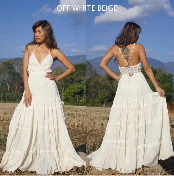 sexy white maxi dress