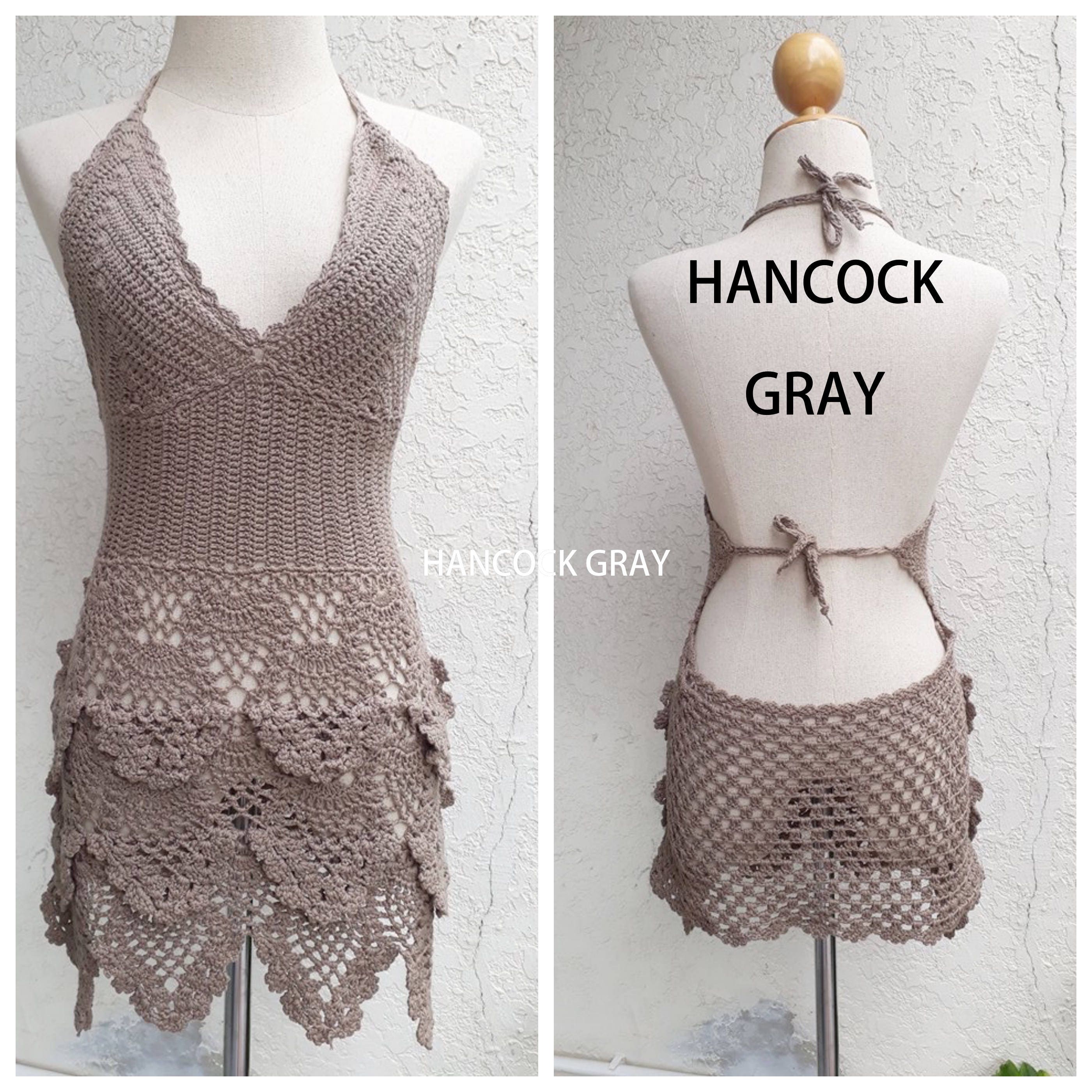 Ovahe Hand-Crochet Dress in Sand
