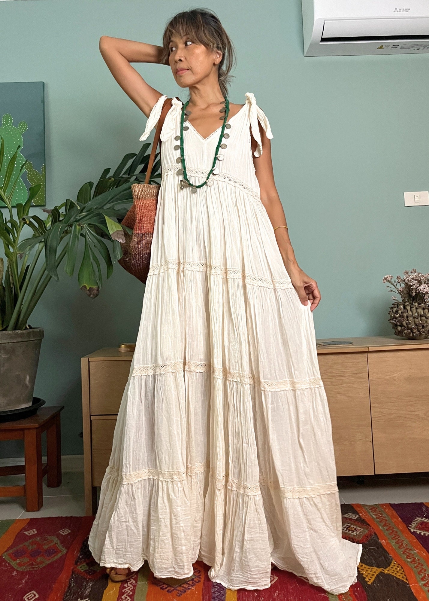 Boho tie shoulder layered hem maxi dress il_fullxfull.6427483039_lio5.jpg main image 4