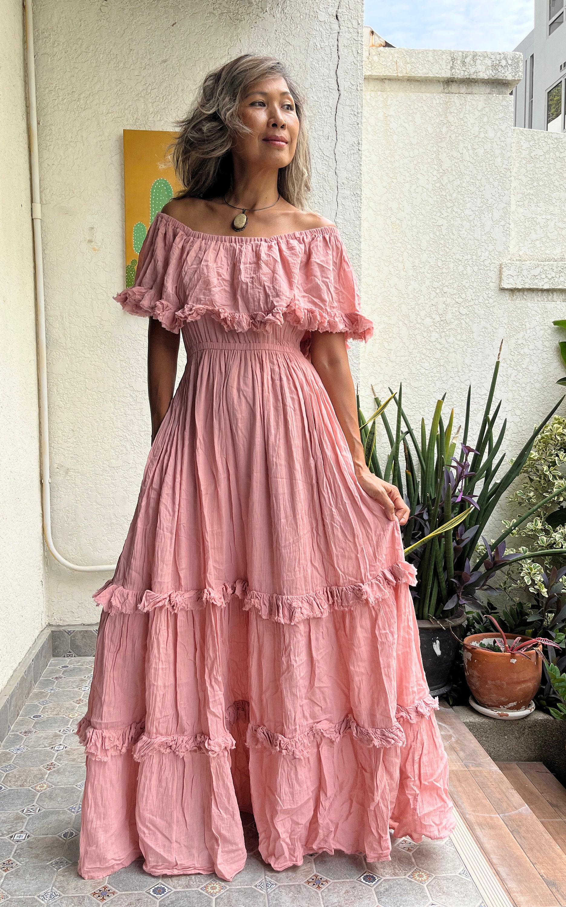 sir the label kelvin off shoulder dress Off-The-Shoulder Column Dress 8 / Pomegranate