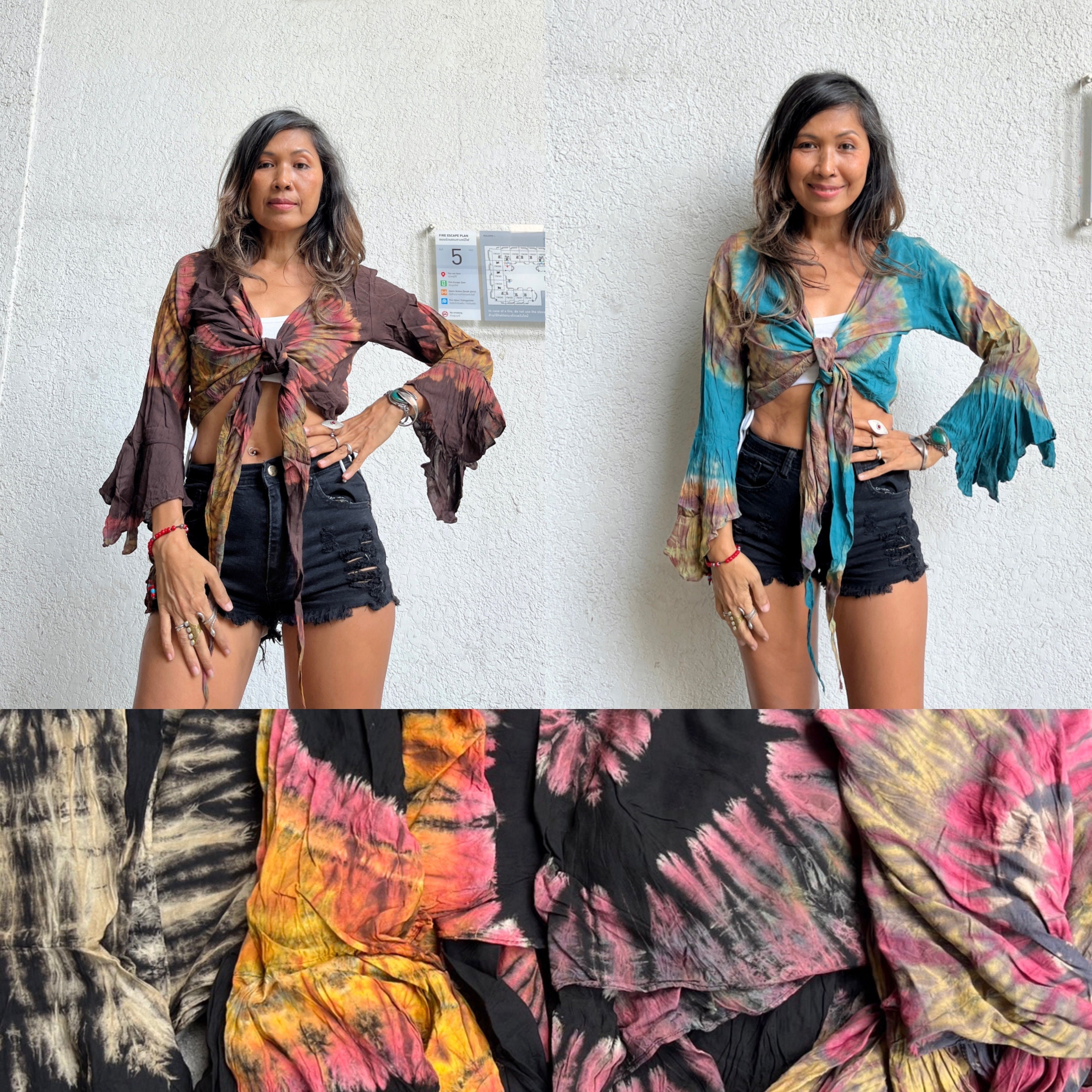 Boho Tie Dye Crop Top,festival Tie Dye Crop Top,beach Wear