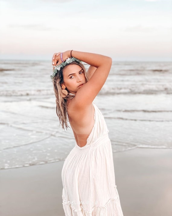 Bohemian White Dress, Boho Mini Dress,halter Backless Dress,festival Backless Dress,sundress,sexy Open Back Beach Dress,sheer Cotton Dress. - Etsy Bohemian White Dress, Boho Mini Dress,halter Backless Dress,festival Backless Dress,sundress,sexy Open Back Beach Dress,sheer Cotton Dress. - Etsy