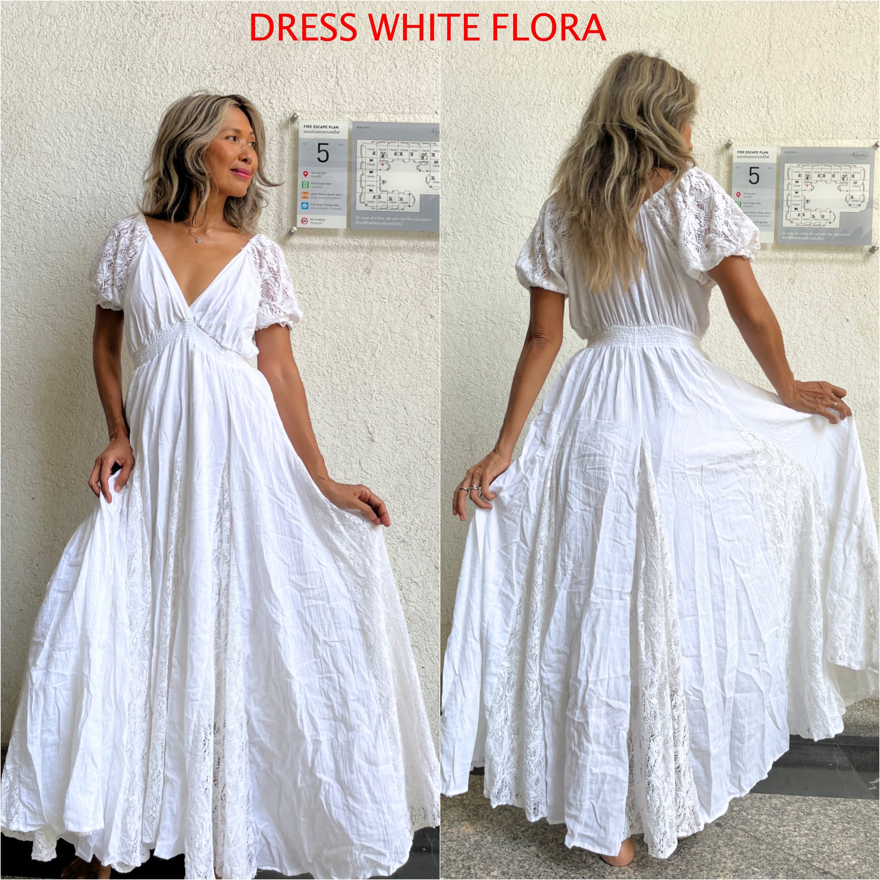 Boho Lace Trim Maxi Dress/Maternity Wedding Dress/Off shoulder Maxi White Dress/Maternity for Photoshoot dress,Boho Wedding dress,Circle