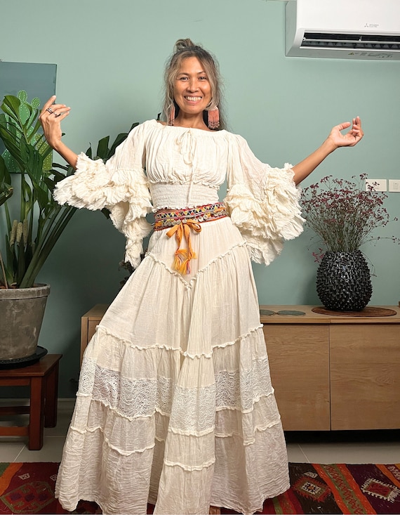 boho dress tops Lace trim Skirt/Boho Set Clothing,Two piece Maternity for Photoshoot,Two-piece Set women,Options for Top Only, Skirt Only, or Set gypsy hippie dresses