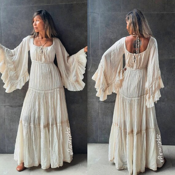 Cream bohemian dress Clearance