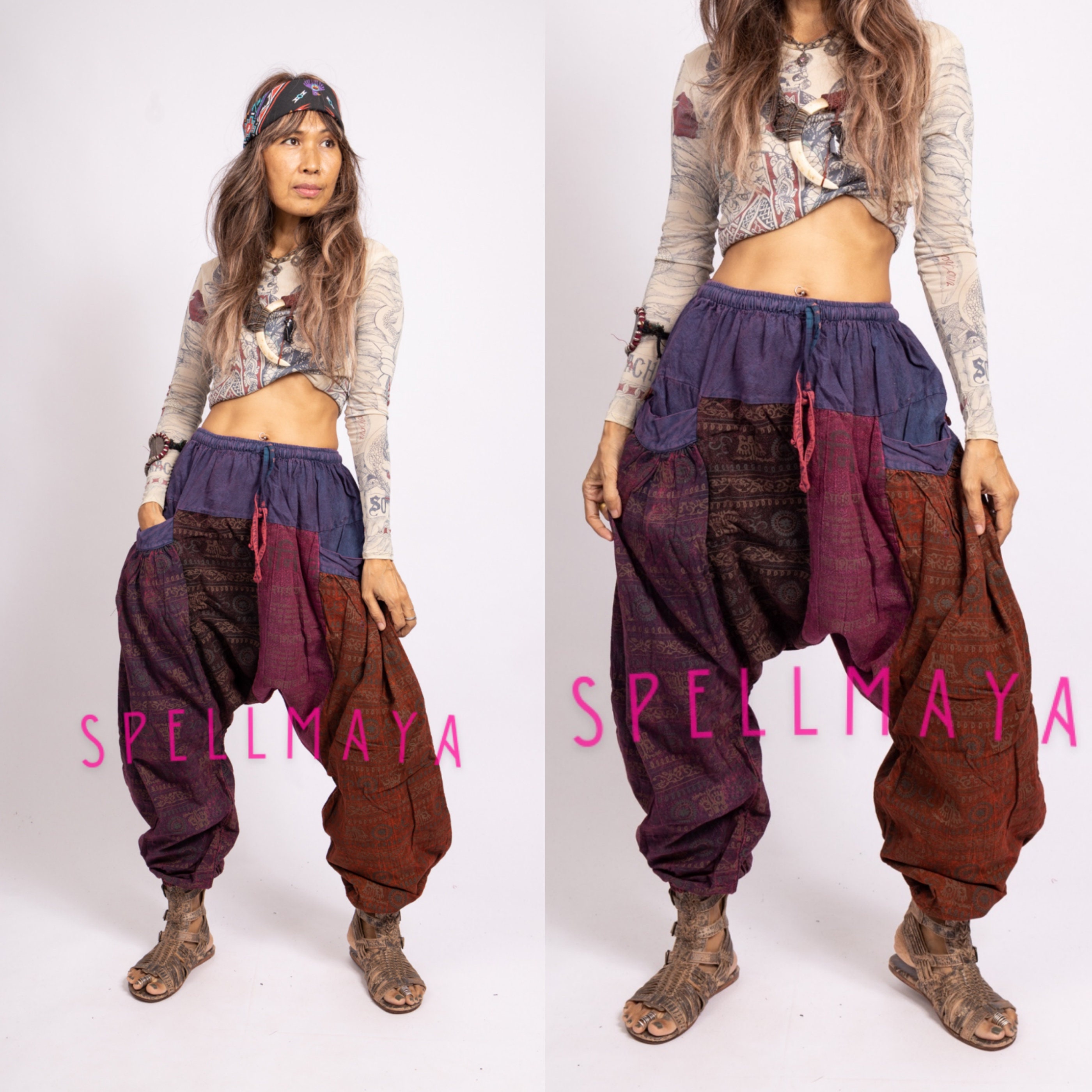 Handmade Patchwork Harem Pantshippie 