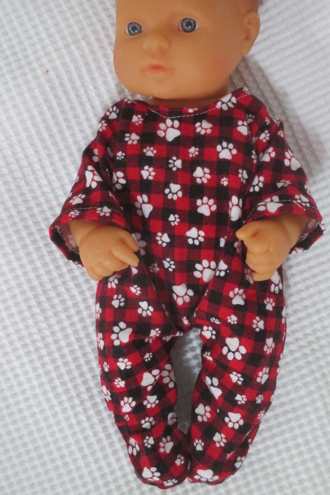 Boy Doll Clothes Pick NEW PATTERNS Flannel Footed Sleeper 12 Dolls Paw Prints Space Hedgehogs Miniland Other 12 Dolls Etsy
