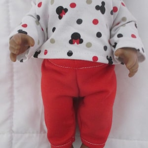 Girl Doll Clothes 2Pc. Long Sleeve Pant Set PICK 12&quot; Doll Clothes Baby Alive Miniland+ Others