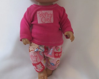 Girl Doll Clothes PICK made to Fit 12" Baby Dolls such as Baby Alive Miniland 2Pc. Outfit of Your Choice