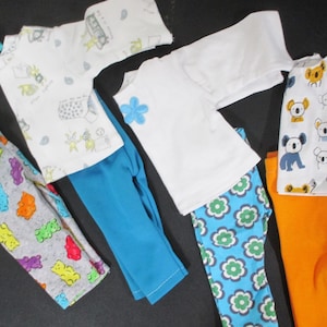NEW Patterns Doll Clothes for Baby Alive as Real as Can be 2Pc. Outfit PICK & Add a Headband CHOOSE 14-16&quot;  Doll Clothes