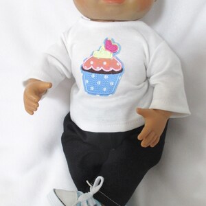 Baby Alive as Real as Can be Doll Clothes 3Pc. Outfit Jeans Appliqued Top Shoes Set 14&quot; Baby Alive Clothes