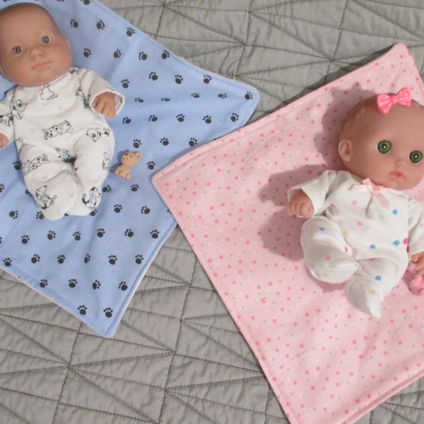 Berenguer Lil Cutesie Doll Clothes 8.5" Footed Sleeper Double Sided Blanket & Toy Boy Doll Girl Doll PICK