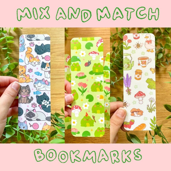 Illustrated Bookmark - Etsy