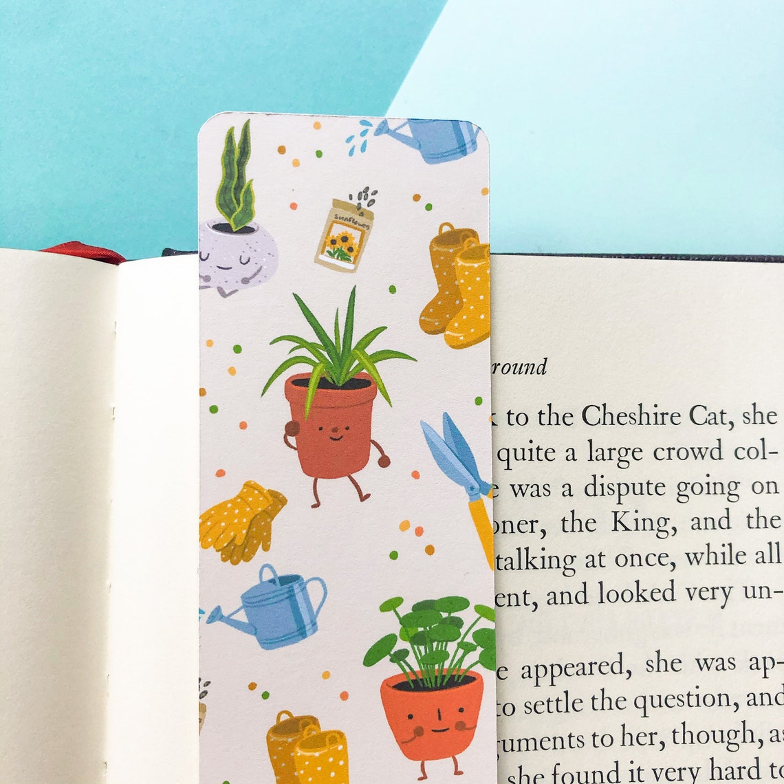 Cute Plant Bookmark Plant Lover Gift Book Lover Gift Etsy