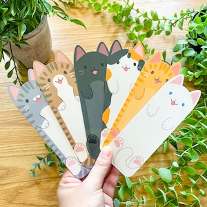 Cute Cat Bookmark | Cat Lover Gift | Book Lover Gift