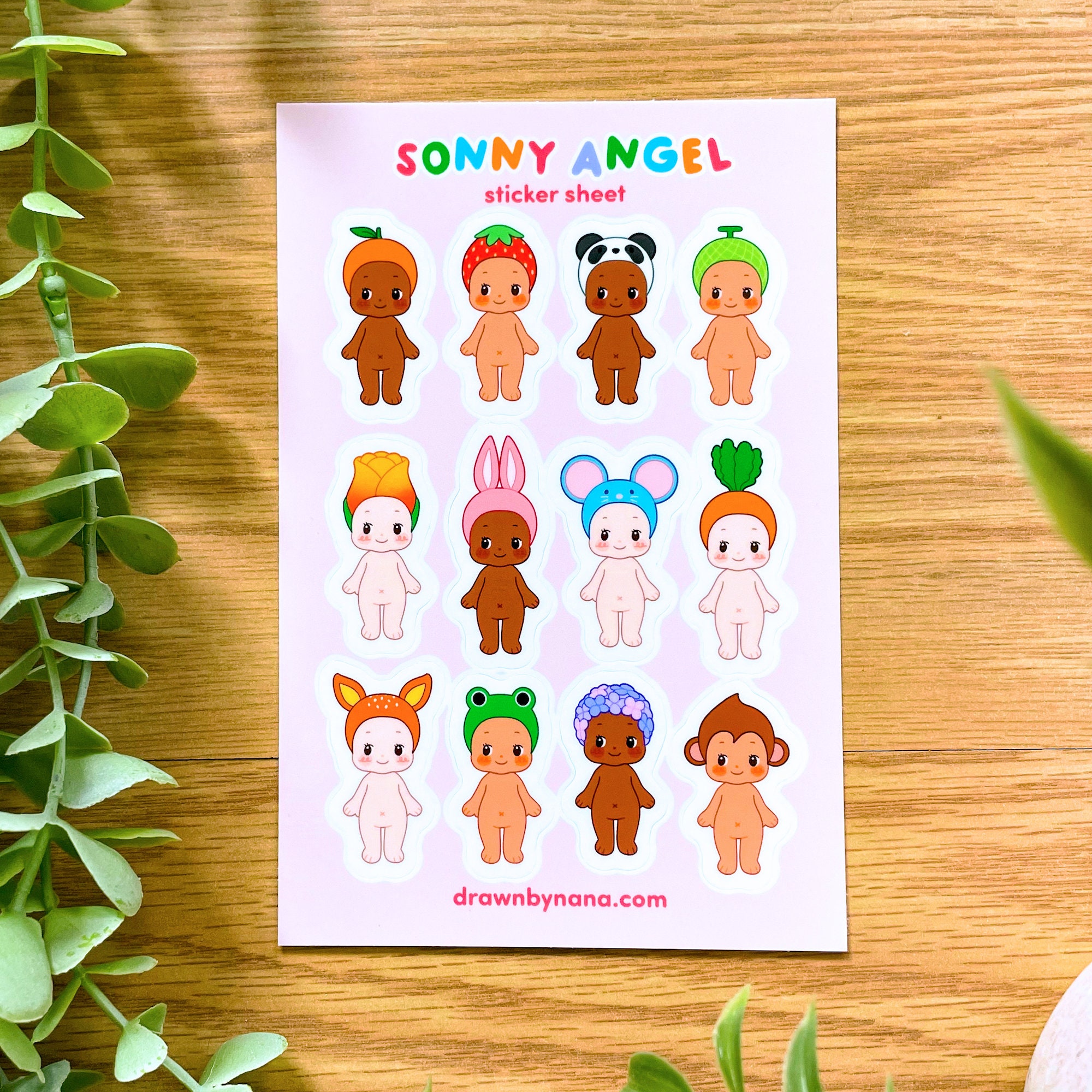 Sonny Angel Sticker Sheet | Cupid Baby Stickers | Kawaii Planner Stickers