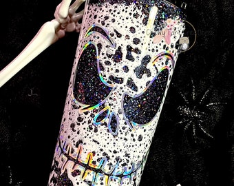 Vaso inspirado en Jack Skellington