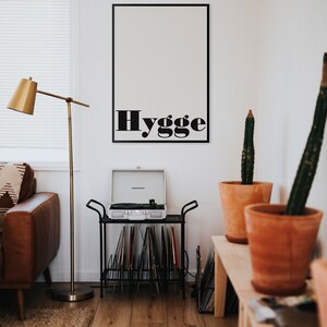 Hygge Art Print for living room. Instant download poster to update your spaces in a scandinavian style image 4