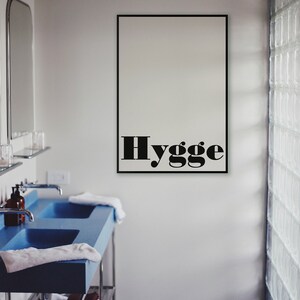 Hygge Art Print for living room. Instant download poster to update your spaces in a scandinavian style image 6