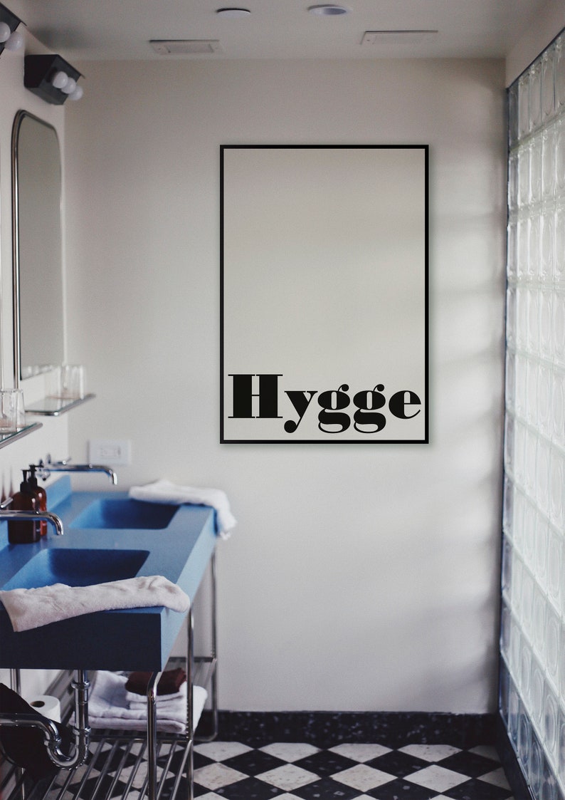 Hygge Art Print for living room. Instant download poster to update your spaces in a scandinavian style image 6