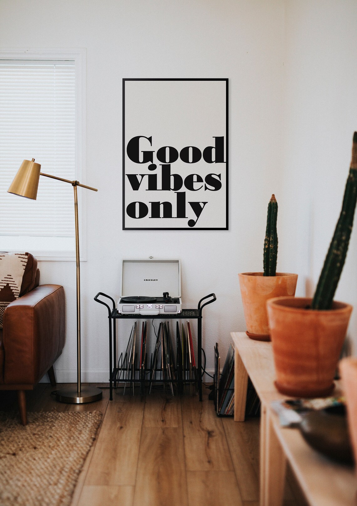 Good Vibes Only Quote Art Print for Living Room Decor. Instant - Etsy