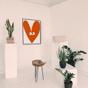 Cartel amarillo brillante del amor. Descarga instantánea imprimible. Estilo de vida joven. Listo para enmarcar 20 tamaños. Regalo para ella. Decoración luminosa de la sala de estar imagen 9