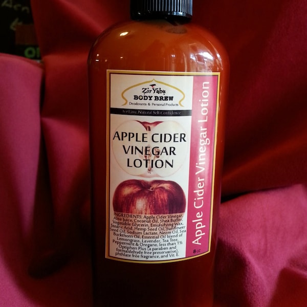 Loción de vinagre de sidra de manzana