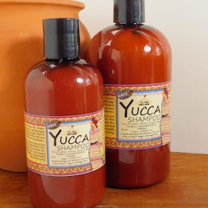 Yucca Shampoo Soapwort Soap Nut Shampoo Sulfate Free Silicone Free No Animal Testing 16 oz Herbal Shampoo PEG Free image 1