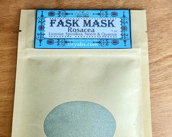 Face Mask for Redness, Quassia Face Mask,  Licorice Root Facia