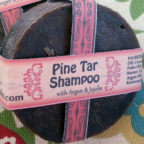 Pine Tar Shampoo Bar for Flakey Scalp and Itchy Head Etsy