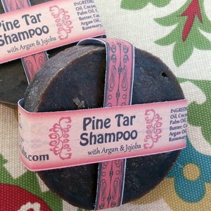 Pine Tar Shampoo Bar | Dry Scalp | Vegan