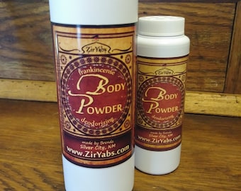 Frankincense Deodorizing Body Powder | Foot Powder | Under Boob Powder | Underarm Powder | Underarm Deodorant Powder
