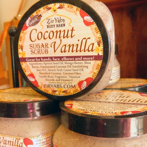 Coconut Vanilla Sugar Scrub | 5 oz