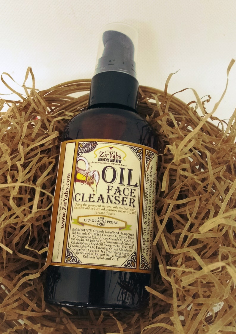 Oil Face Cleanser Face Cleansing Oil Makeup Remover Etsy