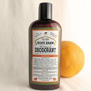 Natural Deodorant - Citrus Grove,  2 oz