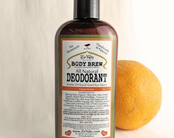 Natural Deodorant - Citrus Grove,  2 oz