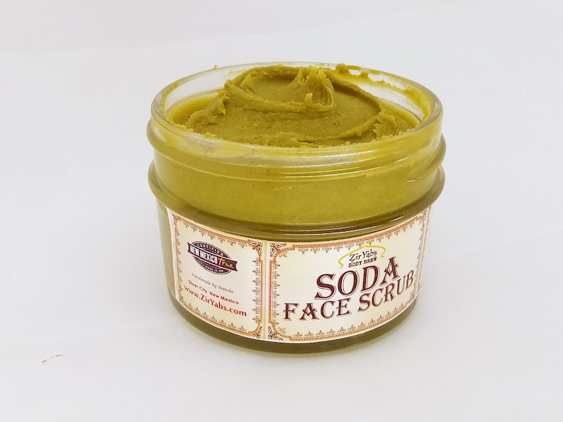 Soda Face Scrub 4.5 Oz for Acne Combination Skin Dry Etsy