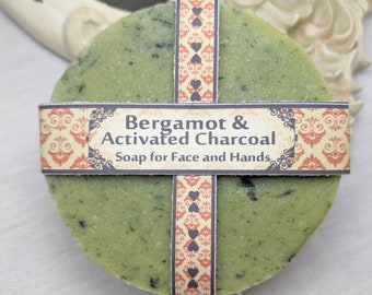 Activated Charcoal & Bergamot Face Soap