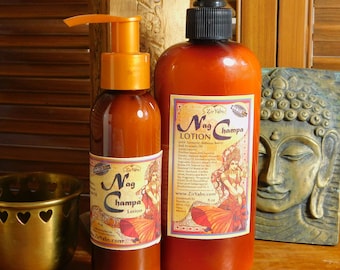 Nag Champa Lotion with Turmeric -  Exotic Incense Scent