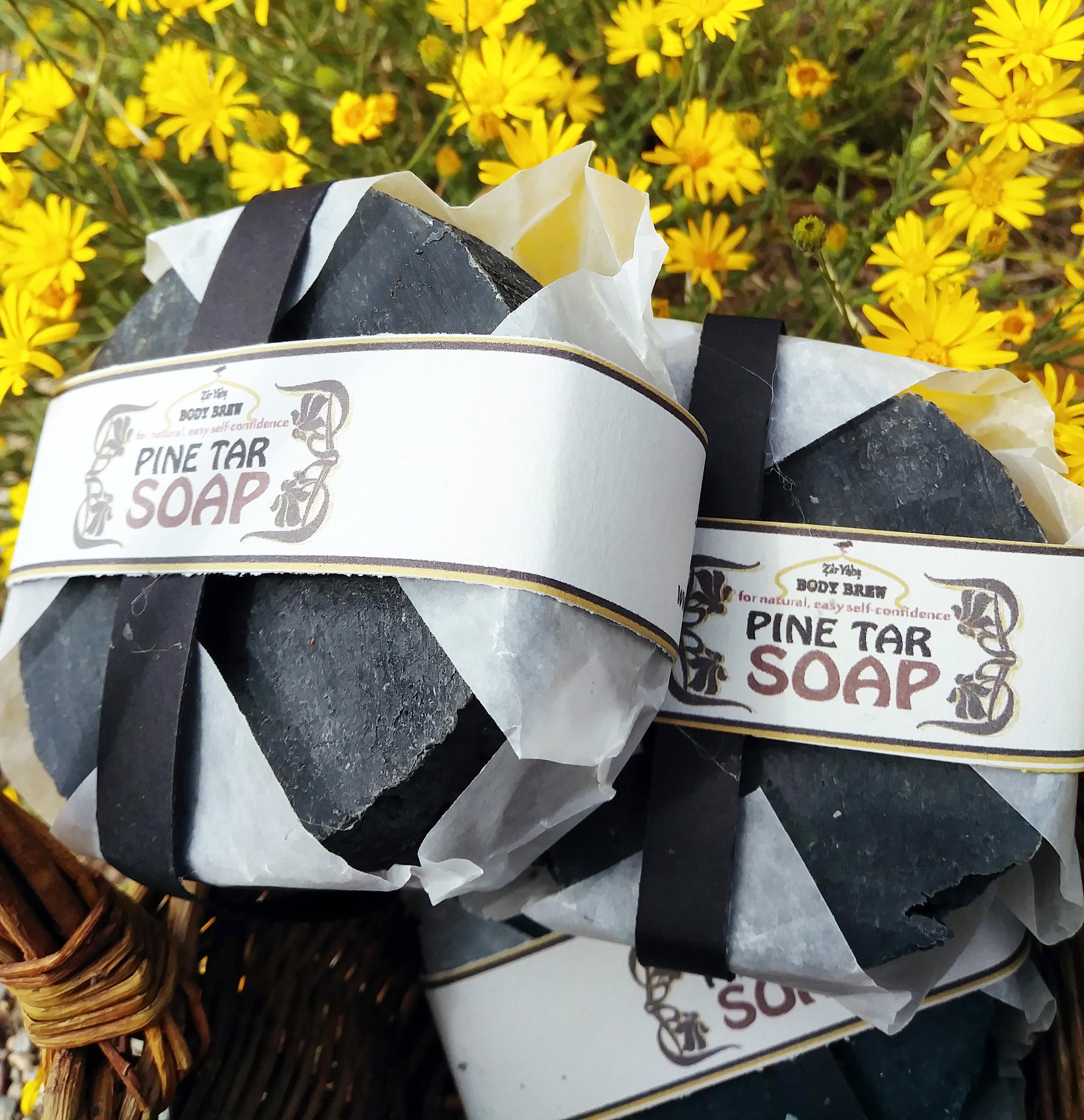 Pine Tar Soap with Neem Itchy skin Flakey Skin Skin Etsy