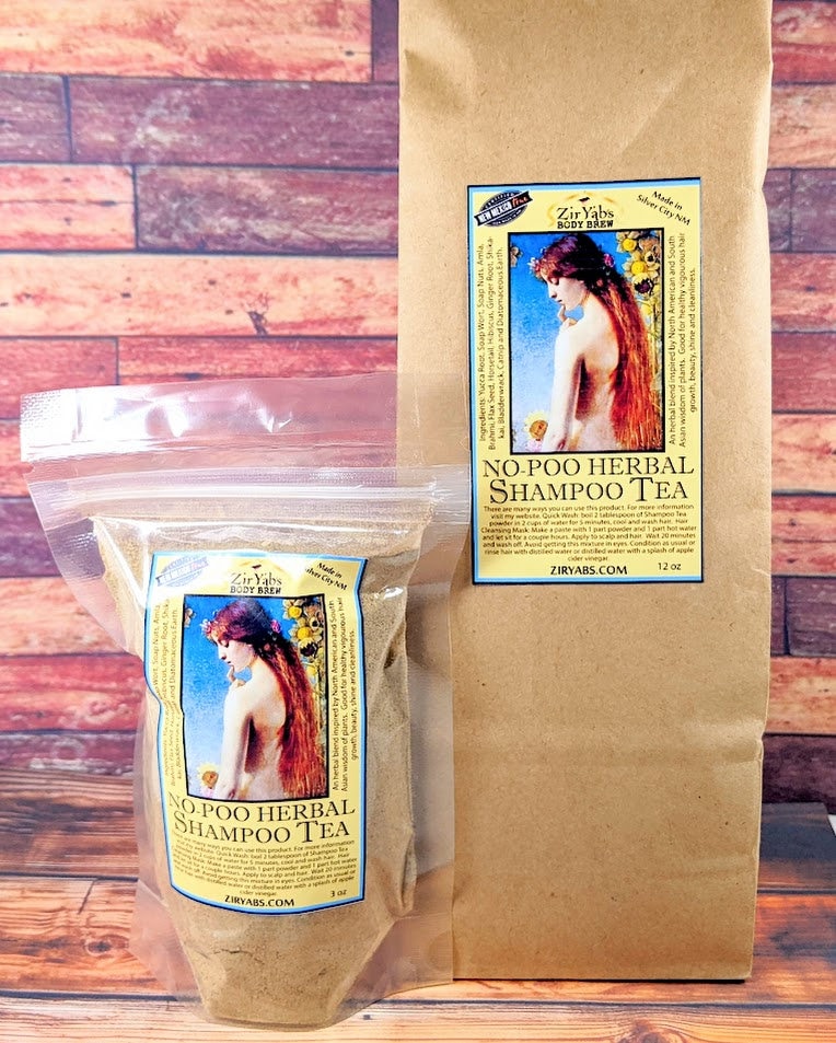 No-Poo Shampoo Tea, Yucca Shampoo, Soapwort Shampoo, Soapnut Shampoo, Amla Shampoo, Shikakai Shampoo