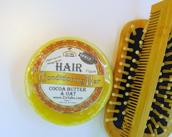 Hair Conditioning Bar - Abyssinian Oil, Mango Butter. Vegan, Sustainable, Low Packaging, Eco Friendly, Economical, Long Lasting