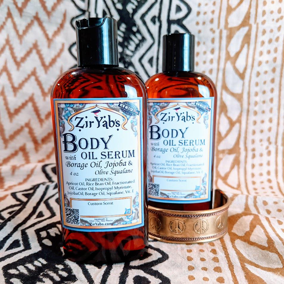 Body Oil With Borage Oil, Jojoba and Olive Squalane With Customized ...