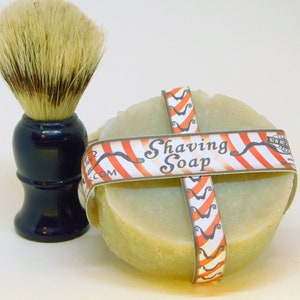 Shaving Soap | Bentonite Clay | Good Slip | Vegan Shaving | Organic and Sustainable Palm |  Fennel Shaving Soap | Natural Shaving Soap
